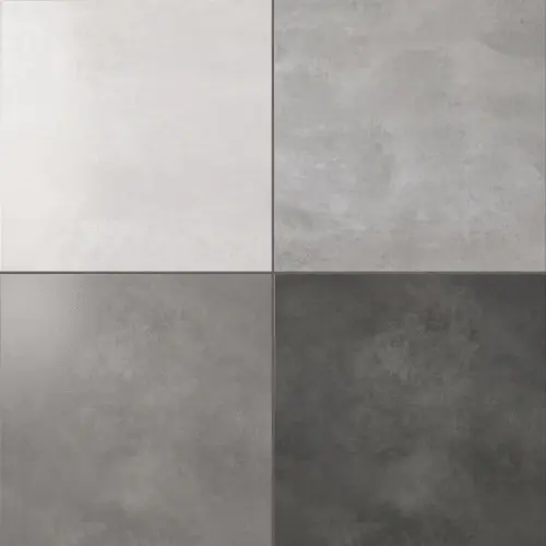 Płytki imitacja betonu - salon Manuvo